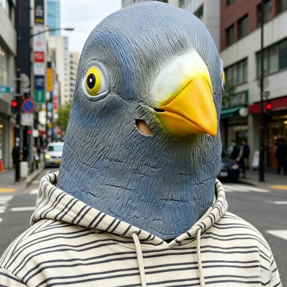 Skincare Pigeon - Máscara de Paloma, Disfraz Novedoso para