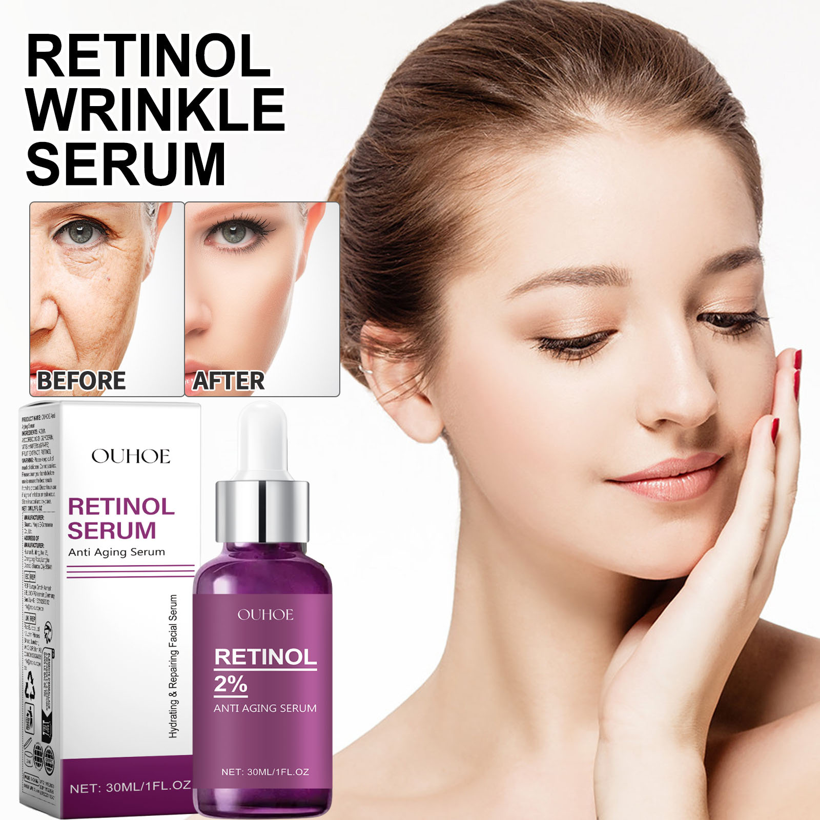 The Ordinary Serum Hyaluronic Acid - Suero Facial con Retinol para Eliminar