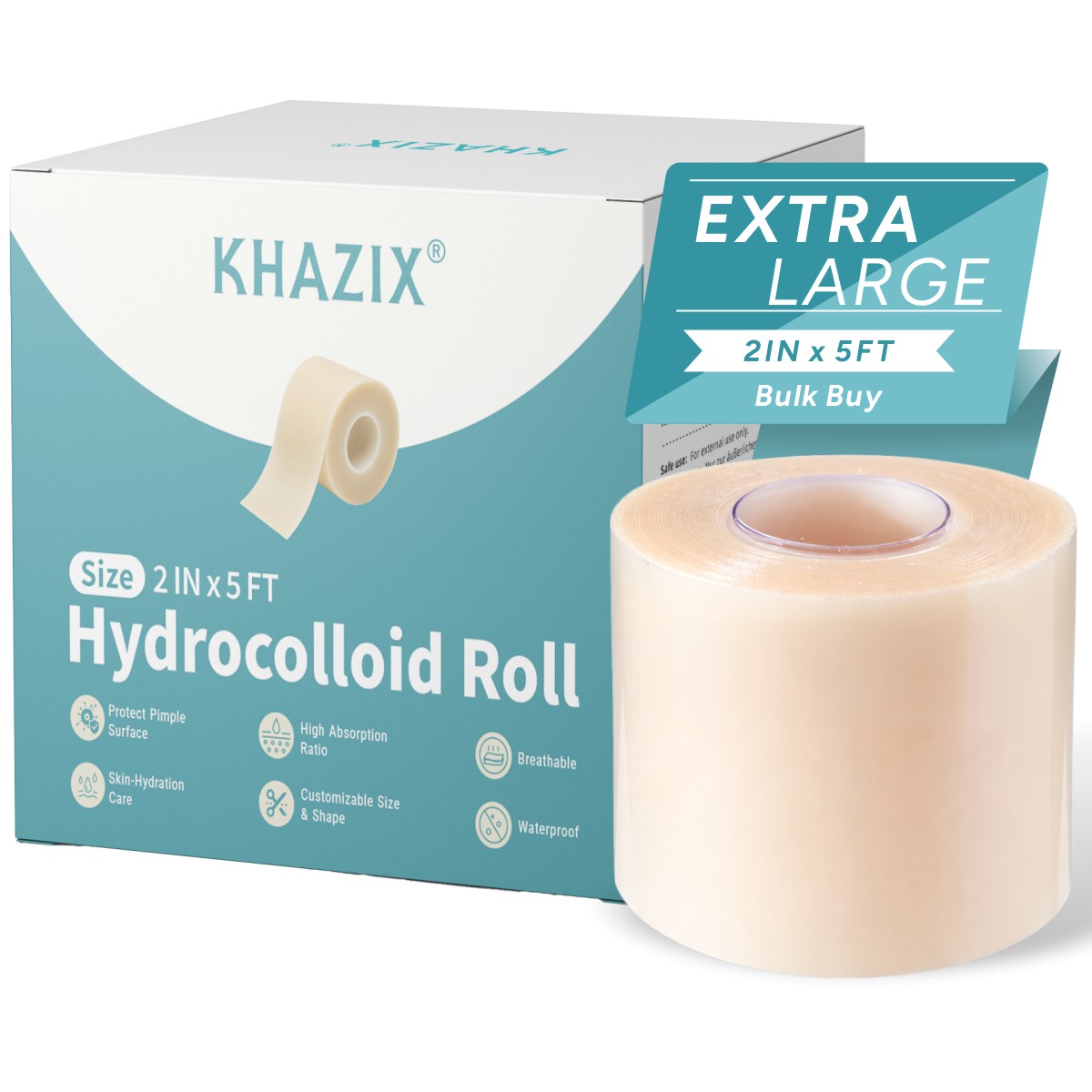 Skincare Moisturizer - Rollo de Vendaje Hidrocoloide KHAZIX de