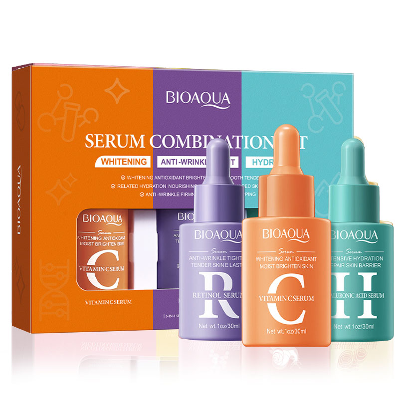 3 unids/set BIOAQUA vitamina C - Skincare Vitamin C reseña y precio