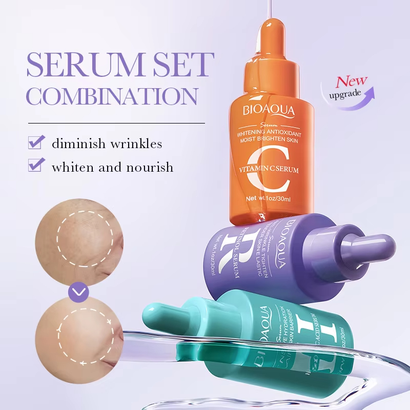 3 unids/set BIOAQUA vitamina C - Skincare Vitamin C reseña y precio