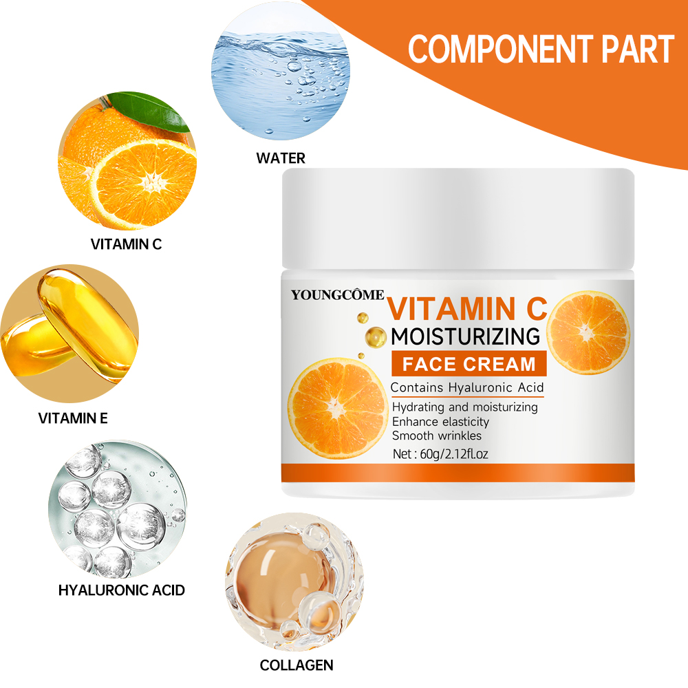 Crema Hidratante con Vitamina  - Skincare Vitamin C reseña y precio