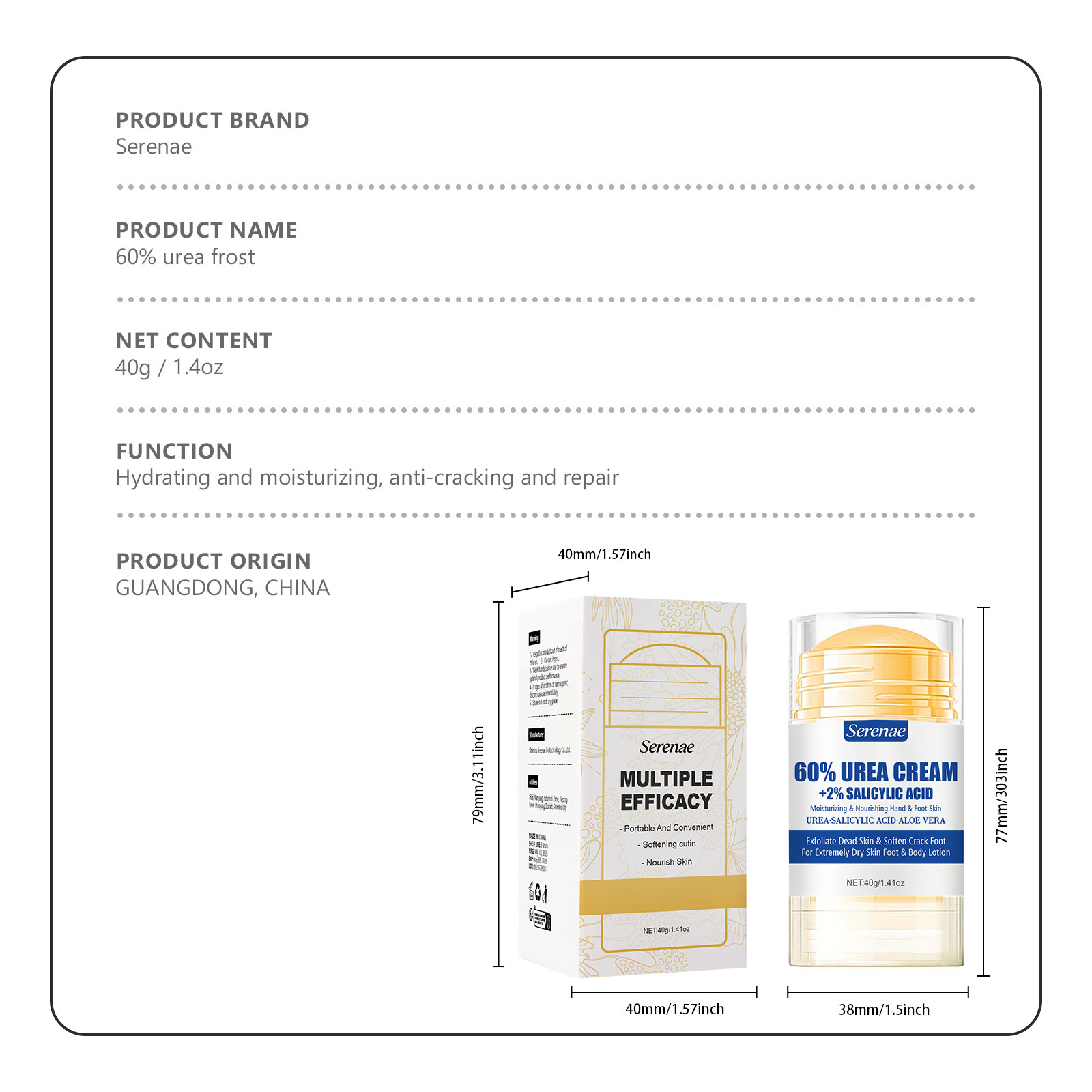 Crema para pies con 60% de ure - Azelaic Acid Cream reseña y precio