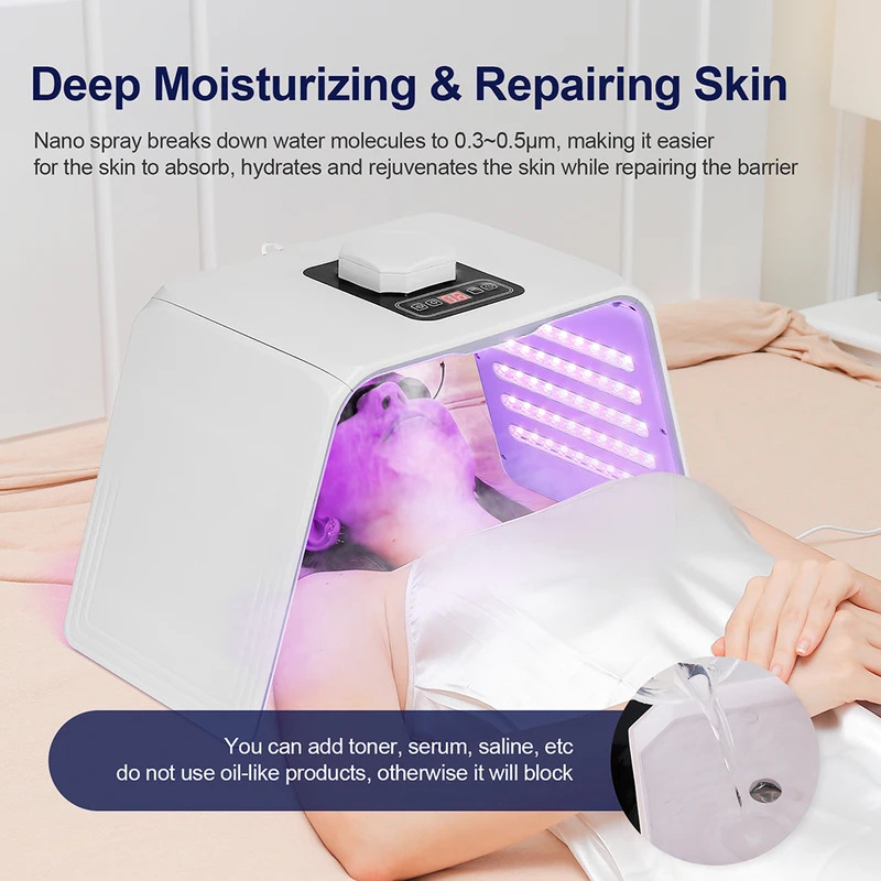 7 colores LED Photon Beauty Ma - Skincare Moisturizer reseña y precio