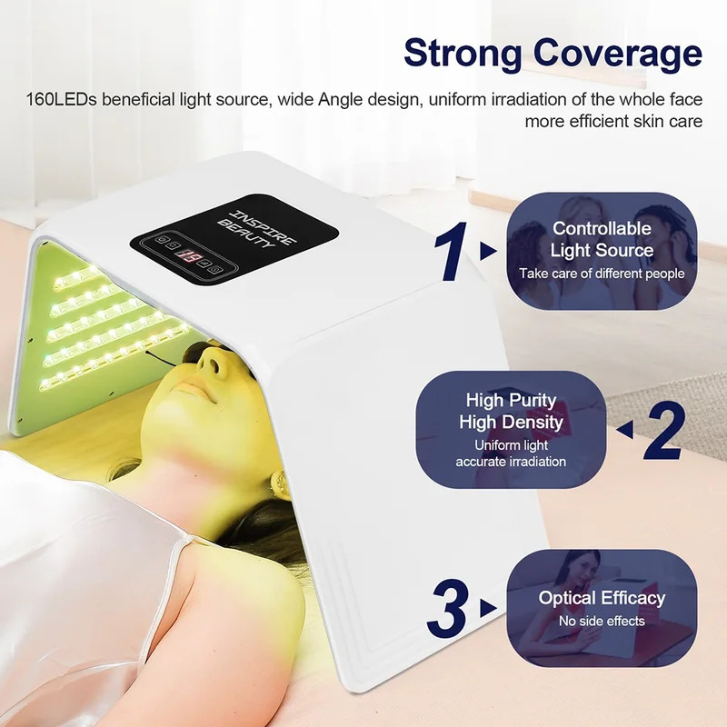 7 colores LED Photon Beauty Ma - Skincare Moisturizer reseña y precio